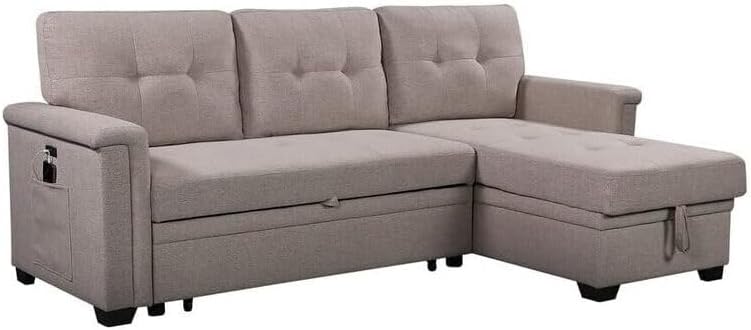 Lilola Reversible Sleeper Sofa with USB Charging