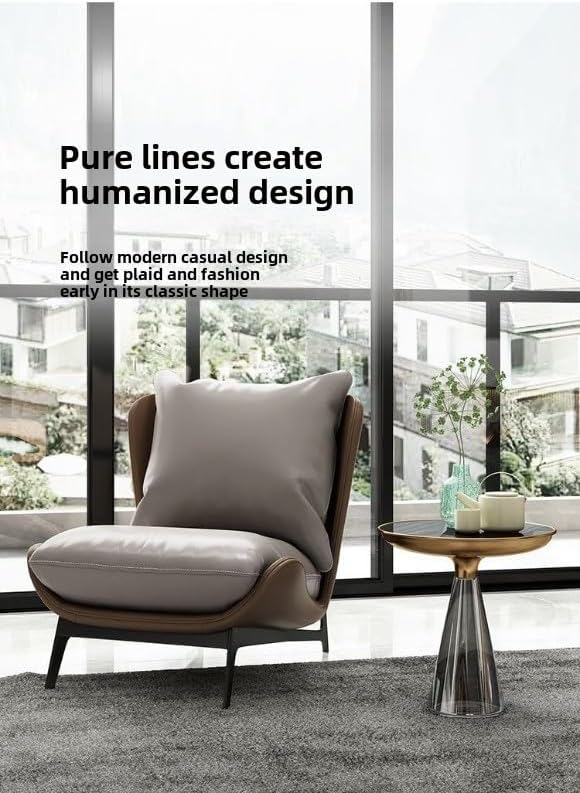 Minimalist Faux Leather Ergonomic Chair