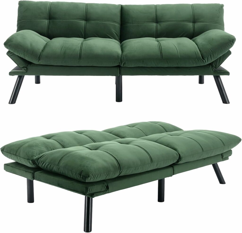 Miscoos Convertible Loveseat Sleeper