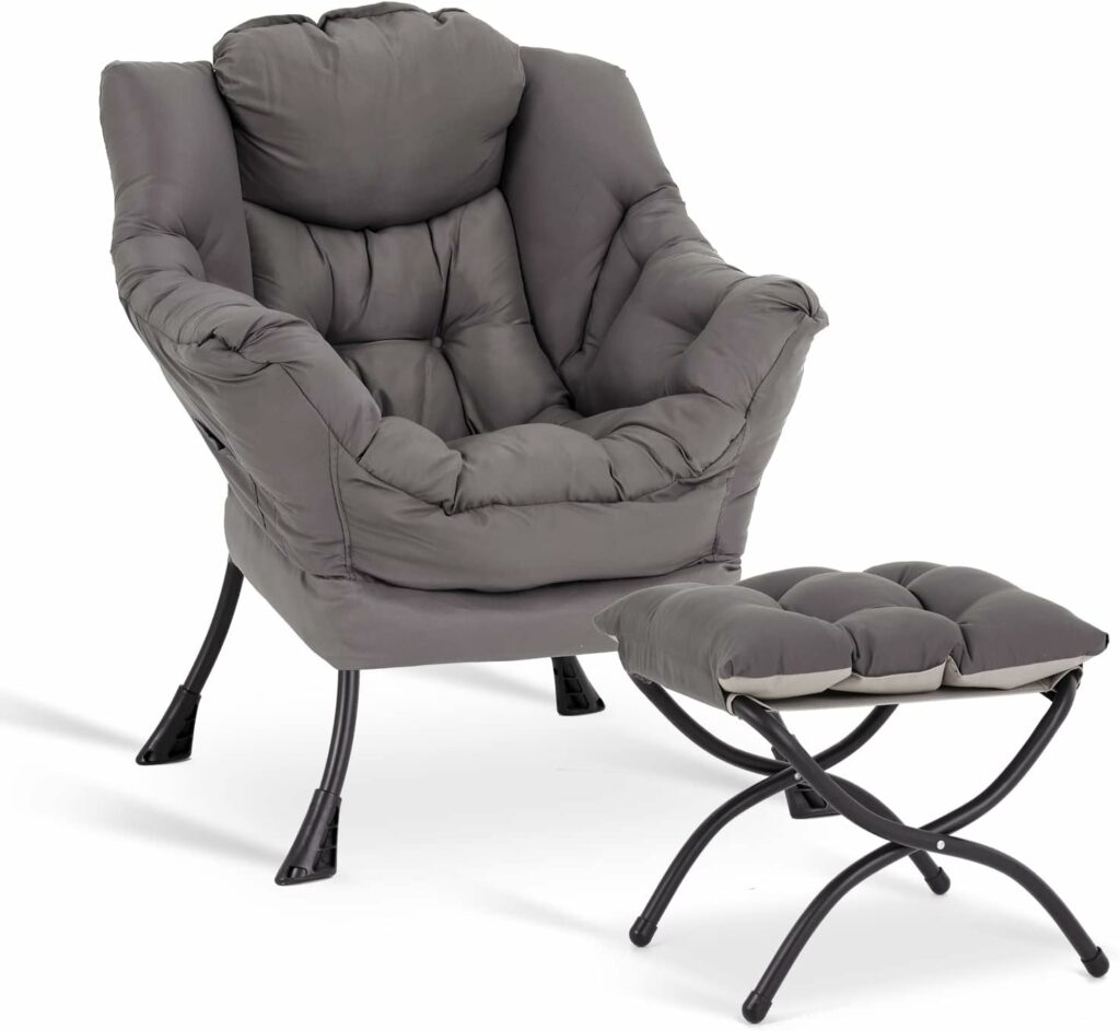 LITA Ottoman Chair with Armrests