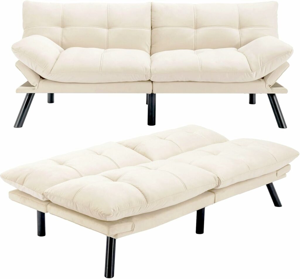 Miscoos Convertible Loveseat Sleeper