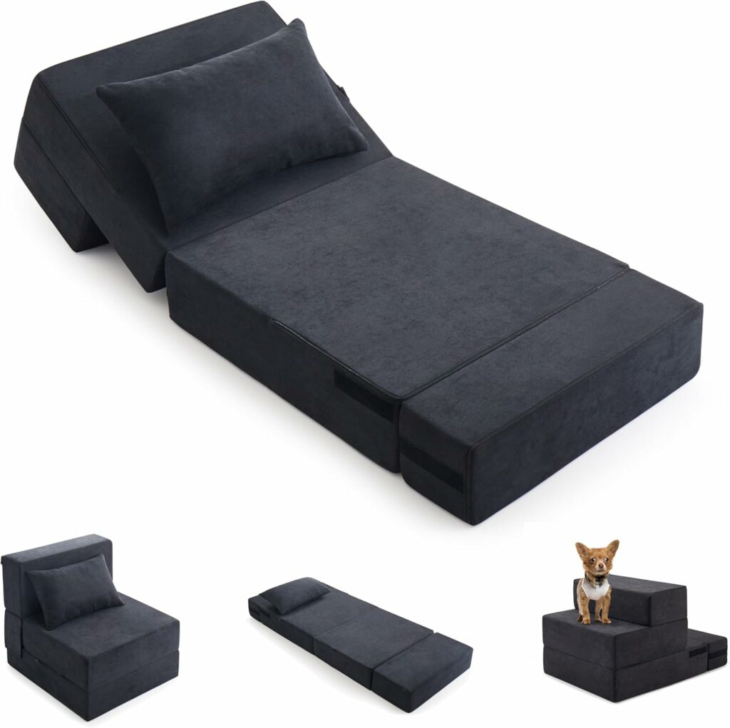 Jamdok 6-in-1 Convertible Folding Sofa Bed