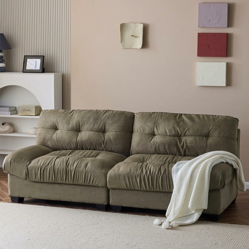 VINGLI Upholstered Loveseat Sofa