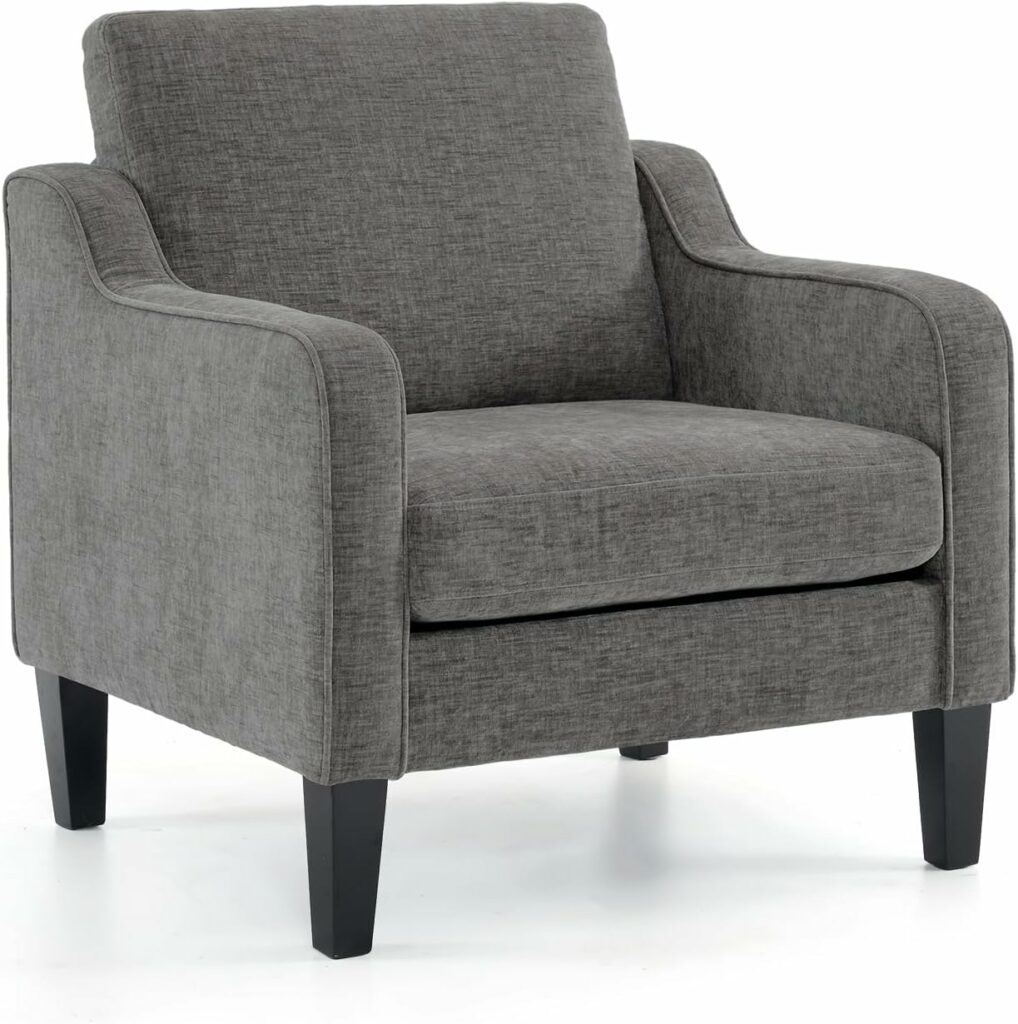 VINGLI Mid-Century Modern Chenille Reading Chair
