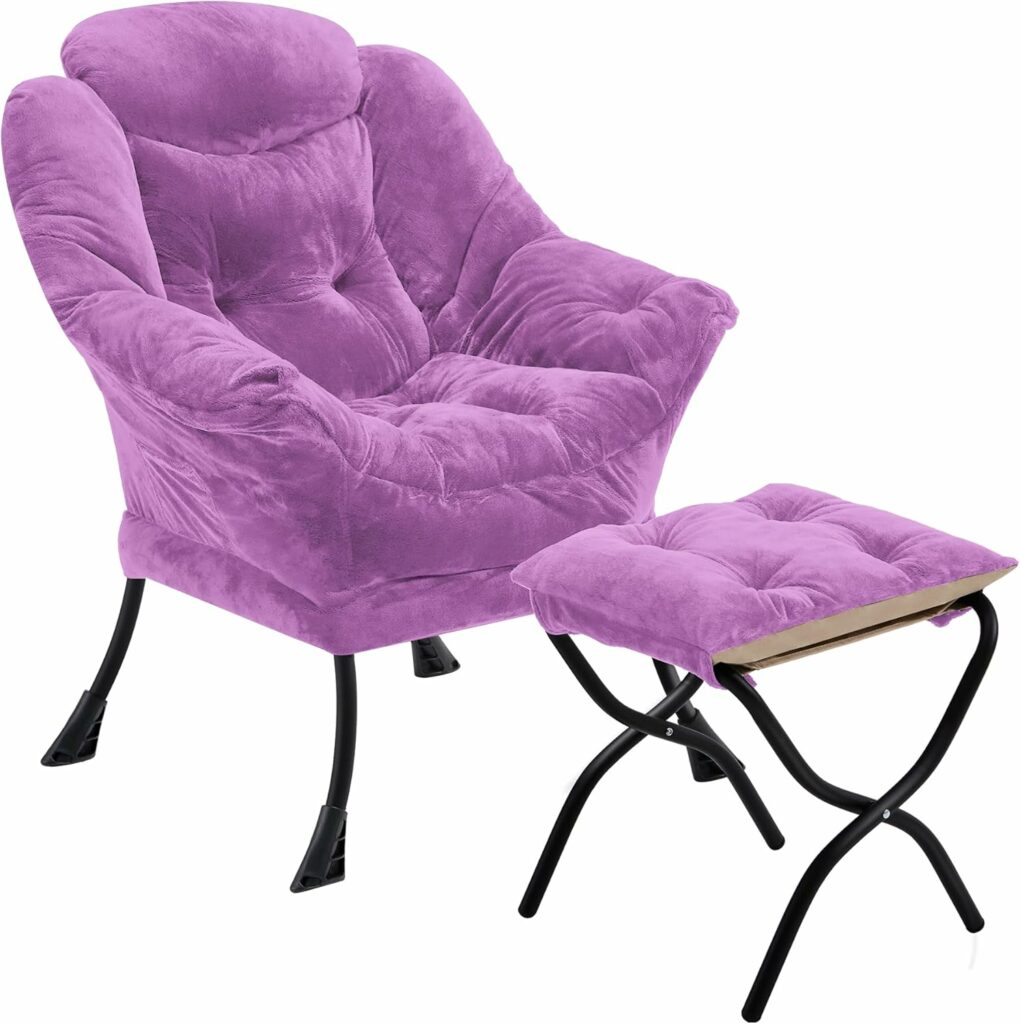 Halituny Oversized Ottoman Armchair with Storage