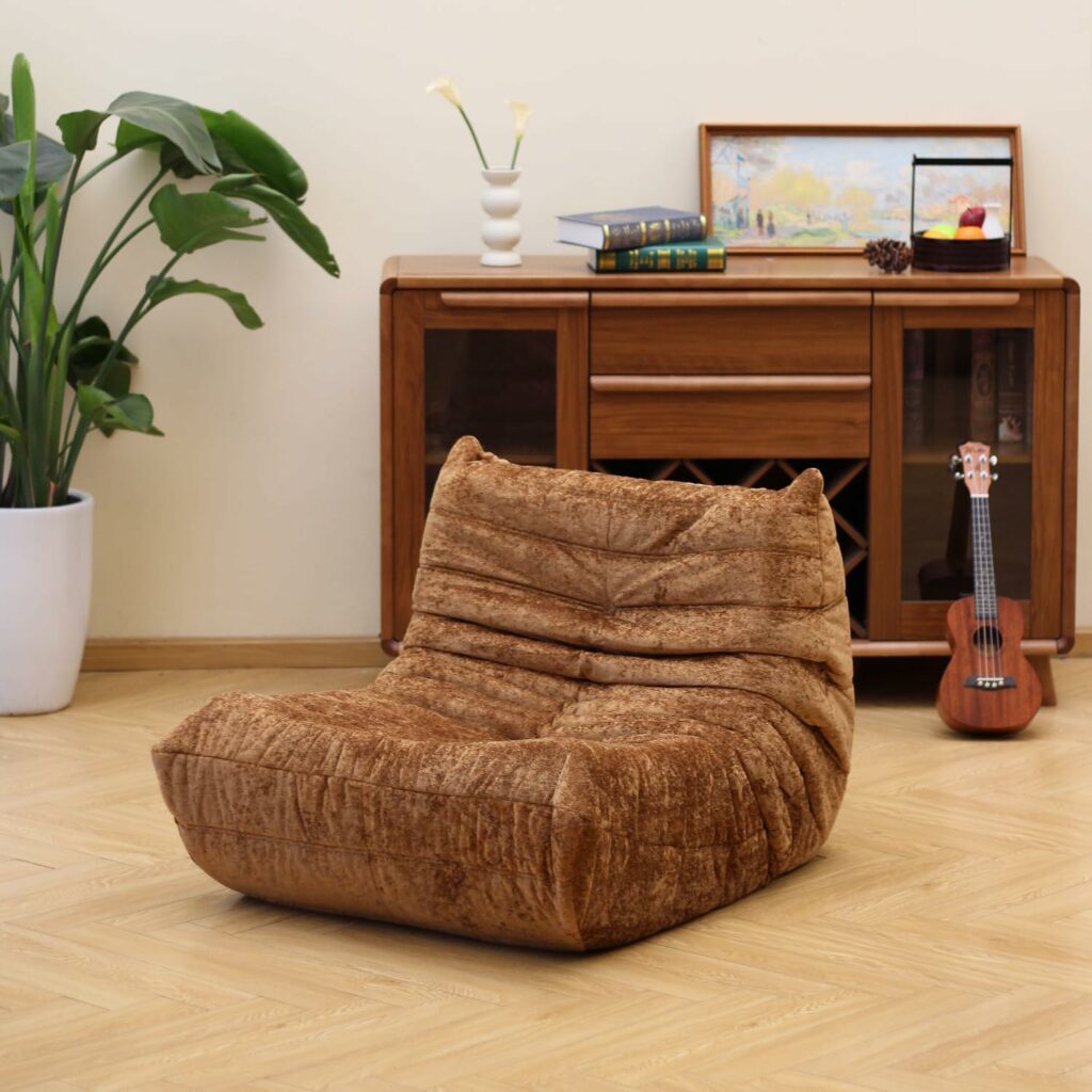 Fireside Century Armless Chair – Premium Chenille
