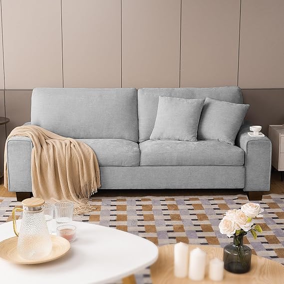 DOPEDIO 71.25" Chenille Loveseat Sofa Couch