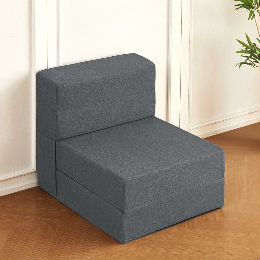 Serenhom Single Folding Sofa Bed with Pillow