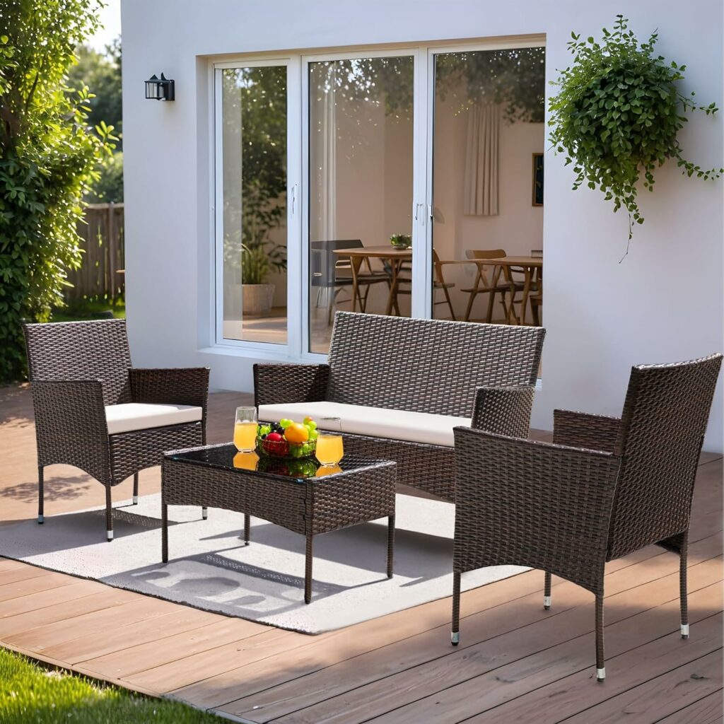 Greesum 4-Piece Conversation Set