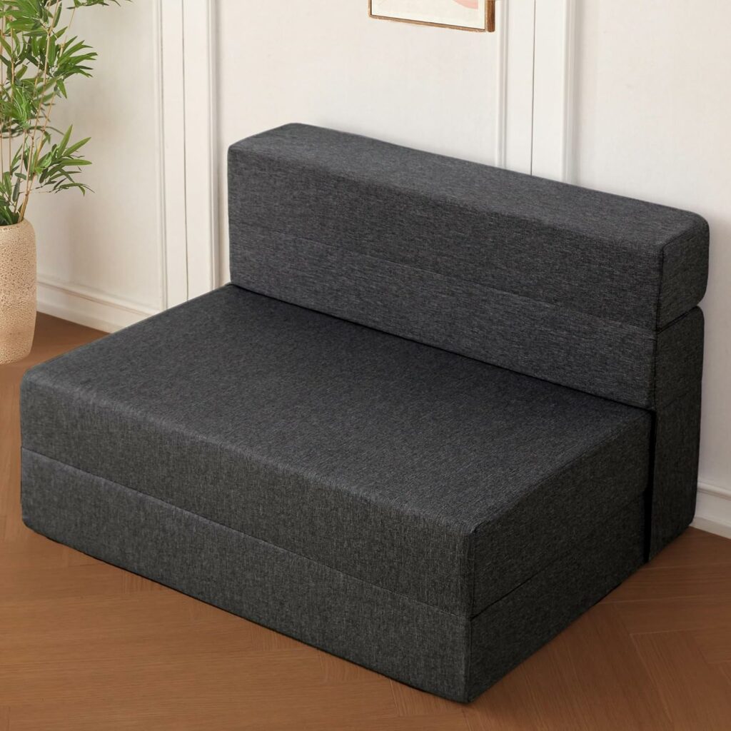 COOVA Folding Sofa Couch – Twin Size Sleeper for Guests