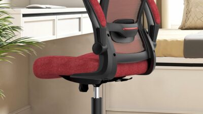 Mimoglad Office Chair, Ergonomic Desk Chair with Adjustable Lumbar Support
