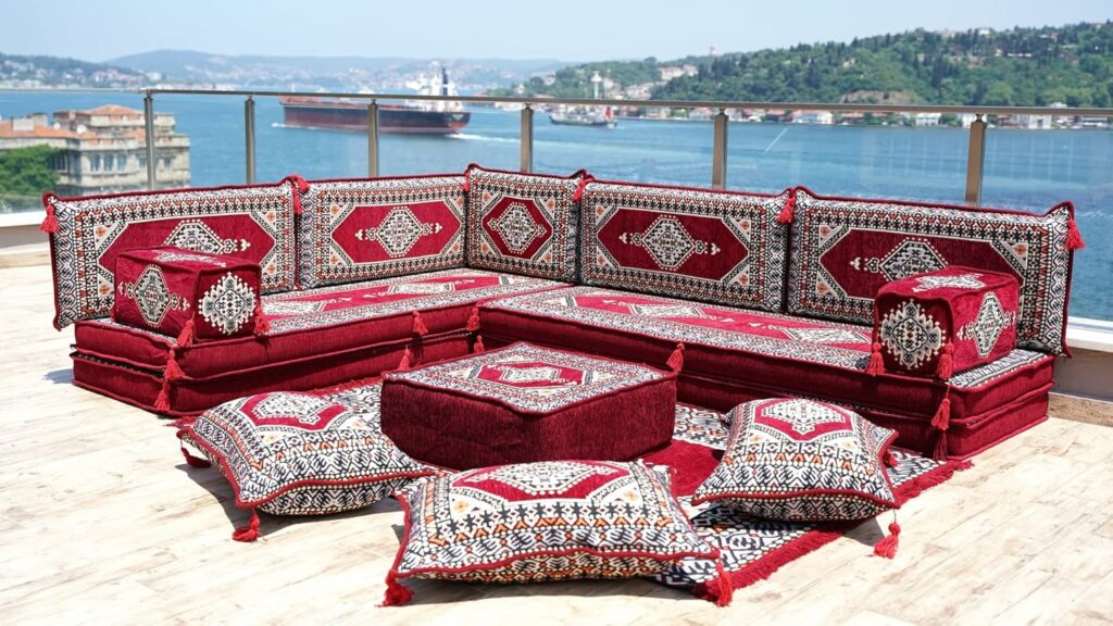 Turkish Sectional Cushions – Thick Floor Lounge Set