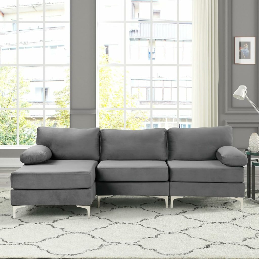 Casa Andrea Milano L-Shaped Sectional On Amazon