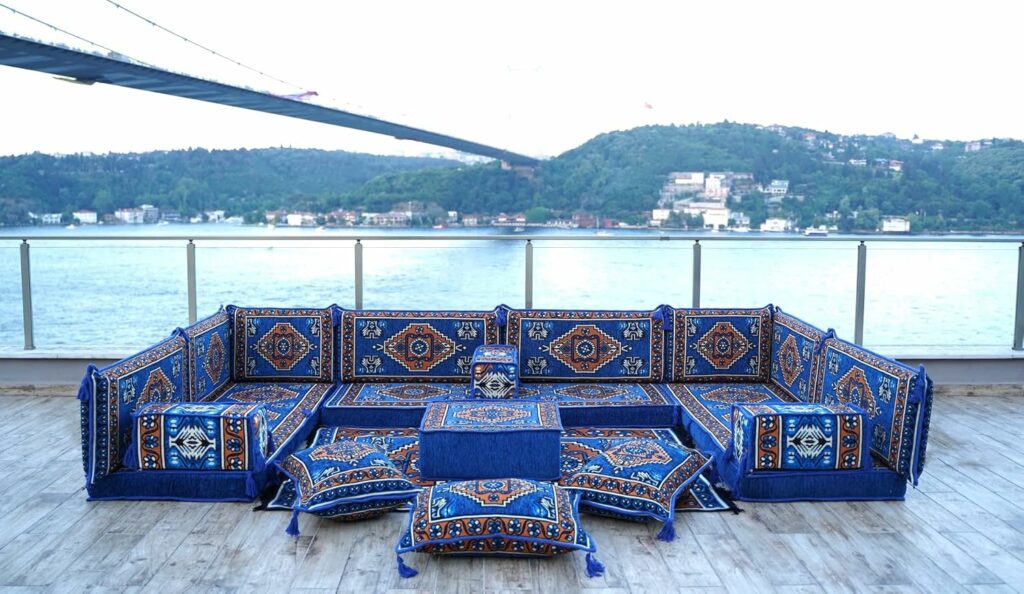 Turkish Floor Couches with Back Support
