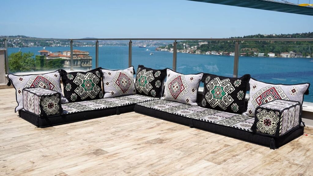 Modular Moroccan Sectional Cushion Set