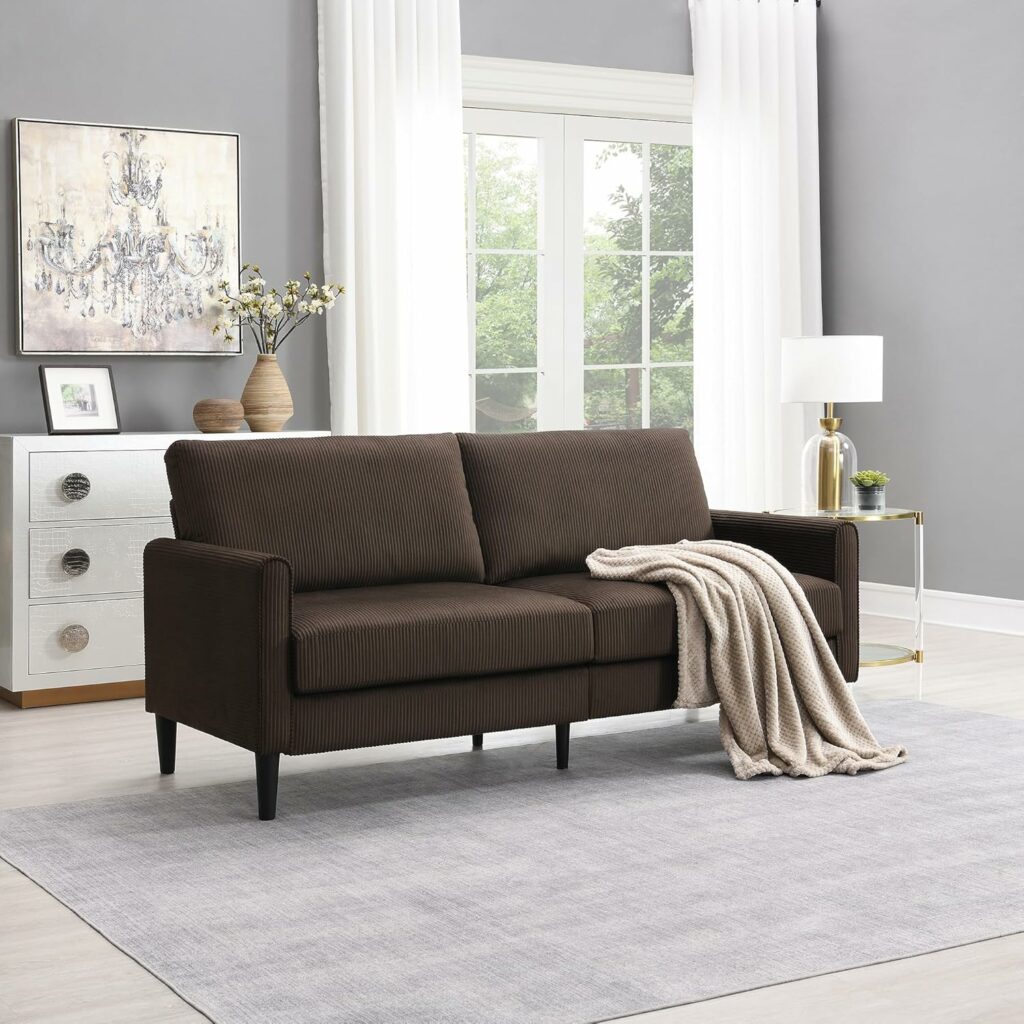 LULUTONG Upholstered Sofa for Small Apartments