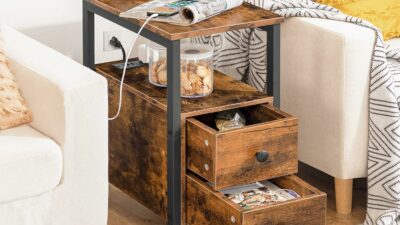 Top 5 Amazon End Tables with Storage & Charging Stations for Stylish Homes