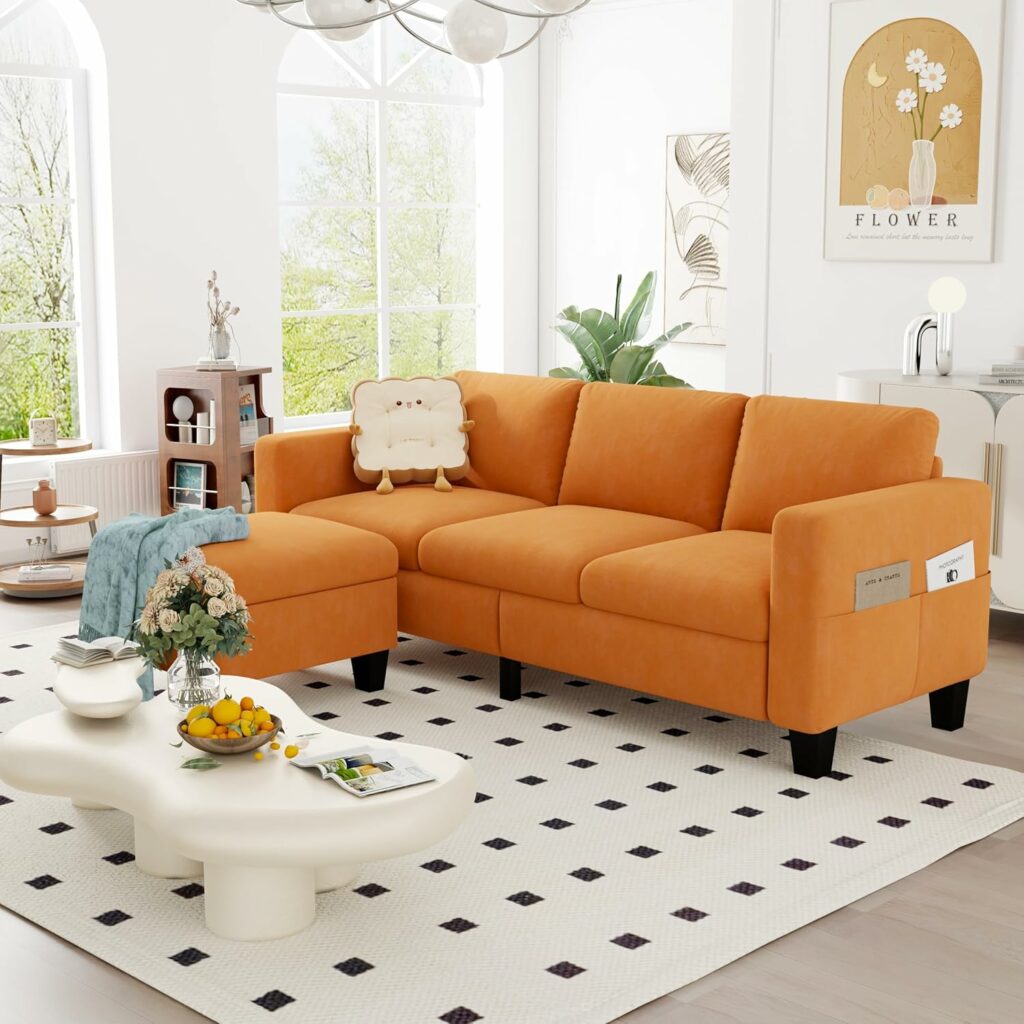 ZeeFu Convertible Sectional Sofa Couch On Amazon