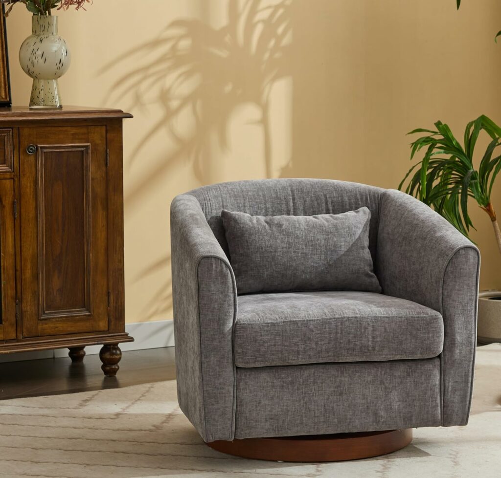 YuanDesign Swivel Accent Chair