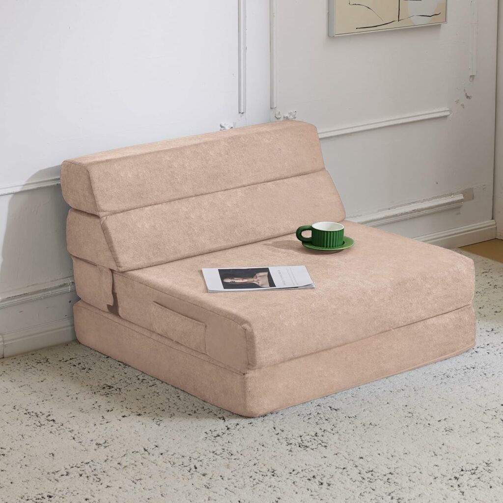 Erigiak Foldable Mattress - Tri-Fold Memory Foam Sleeper On Amazon
