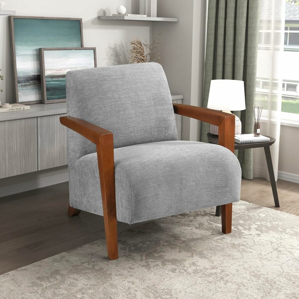 Lexicon Chestnut Chenille Innerspring Chair