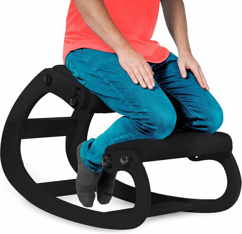 Ergonomic Kneeling Chair with Adjustable Seats