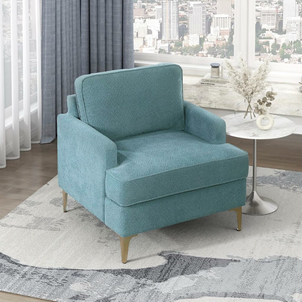 Lexicon Chenille Armchair with Reversible Cushions