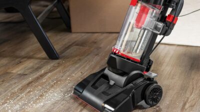 Bissell CleanView Compact Upright Vacuum, Fits in Dorm Rooms & Apartments, Lightweight with Powerful Suction and Removable Extension Wand, 3508