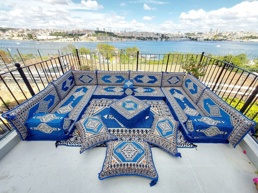 Terrace Sectional with Turkish Cushions