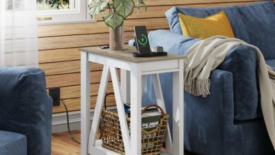 End Tables and Nightstands with Charging Stations for Modern Homes